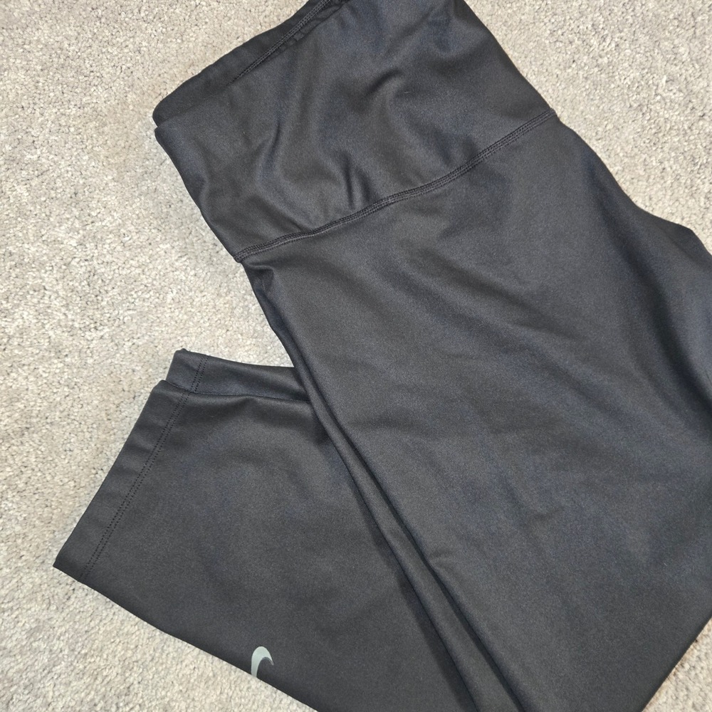 Nike One Women's Mid-Rise 7/8 Black Leggings